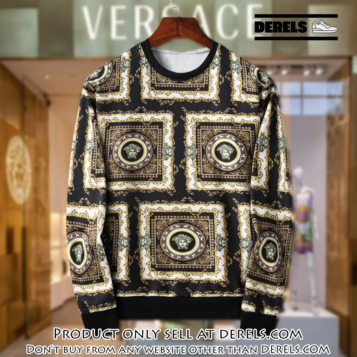 Versace luxury ugly sweater for winter lzu1407 dr3001363